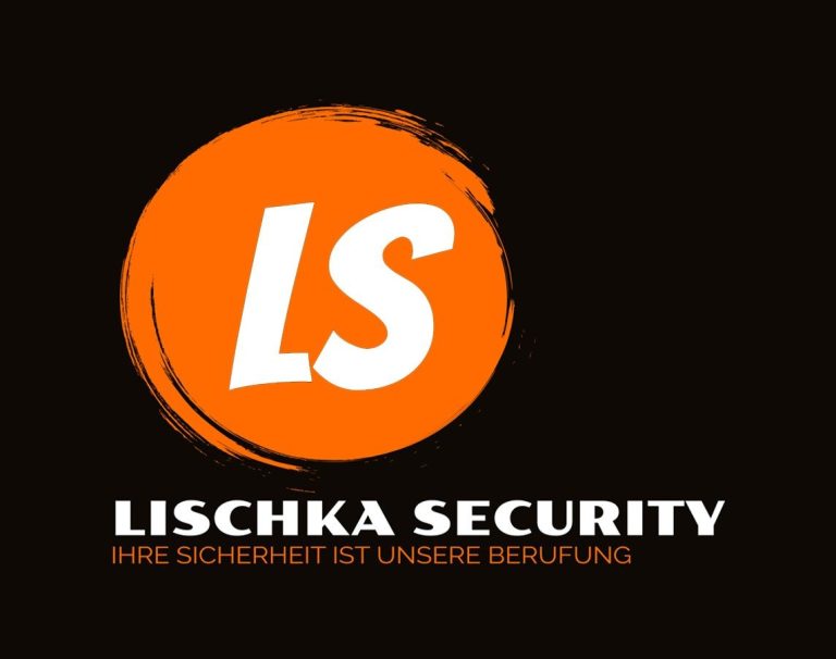 Logo von Lischka Security UG mit orangefarbenem Kreis und weißen Buchstaben „LS“.