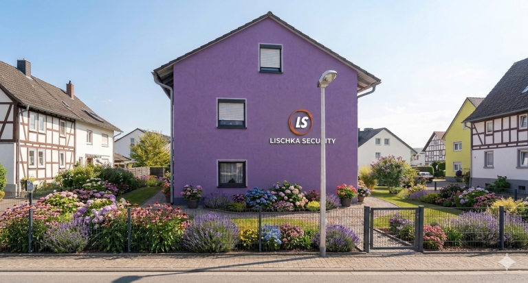 5 Jahre LISCHKA SECURITY UG Lischka Security UG Logo mit "5 Years" in orange und gold auf schwarzem Hintergrund.